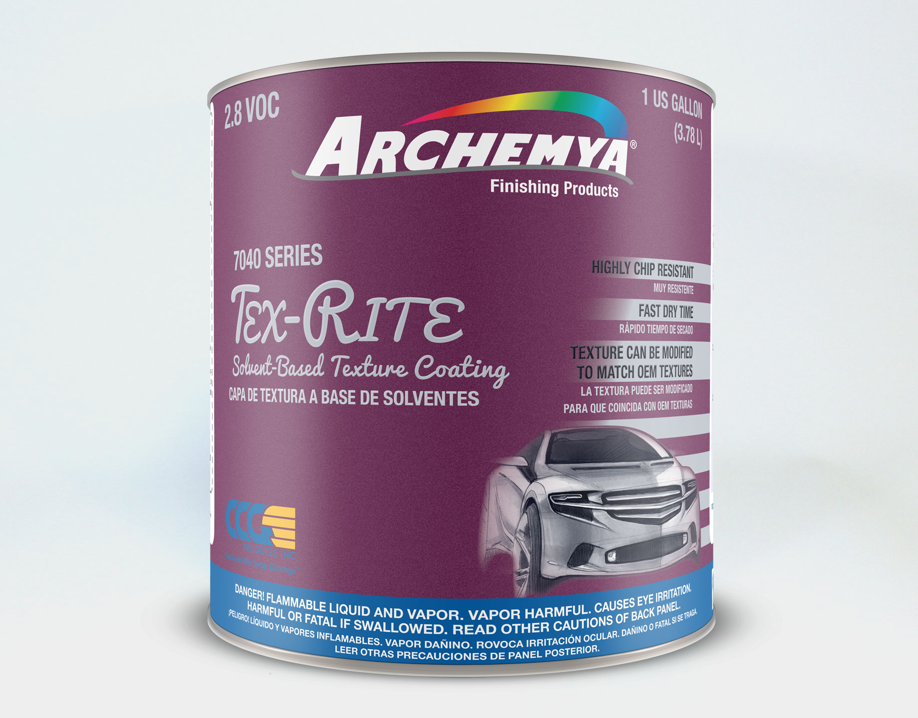 7040 Series Tex-Rite Solvent-Based Texture Coating